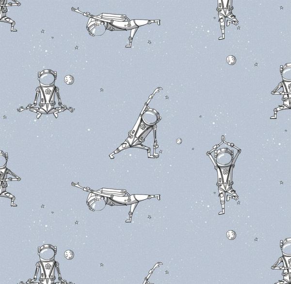 Victoria Stenova Spaceman / Космонавт мотив / 285744 / 6 / 10,05*1,06 / Винил на Флизелине